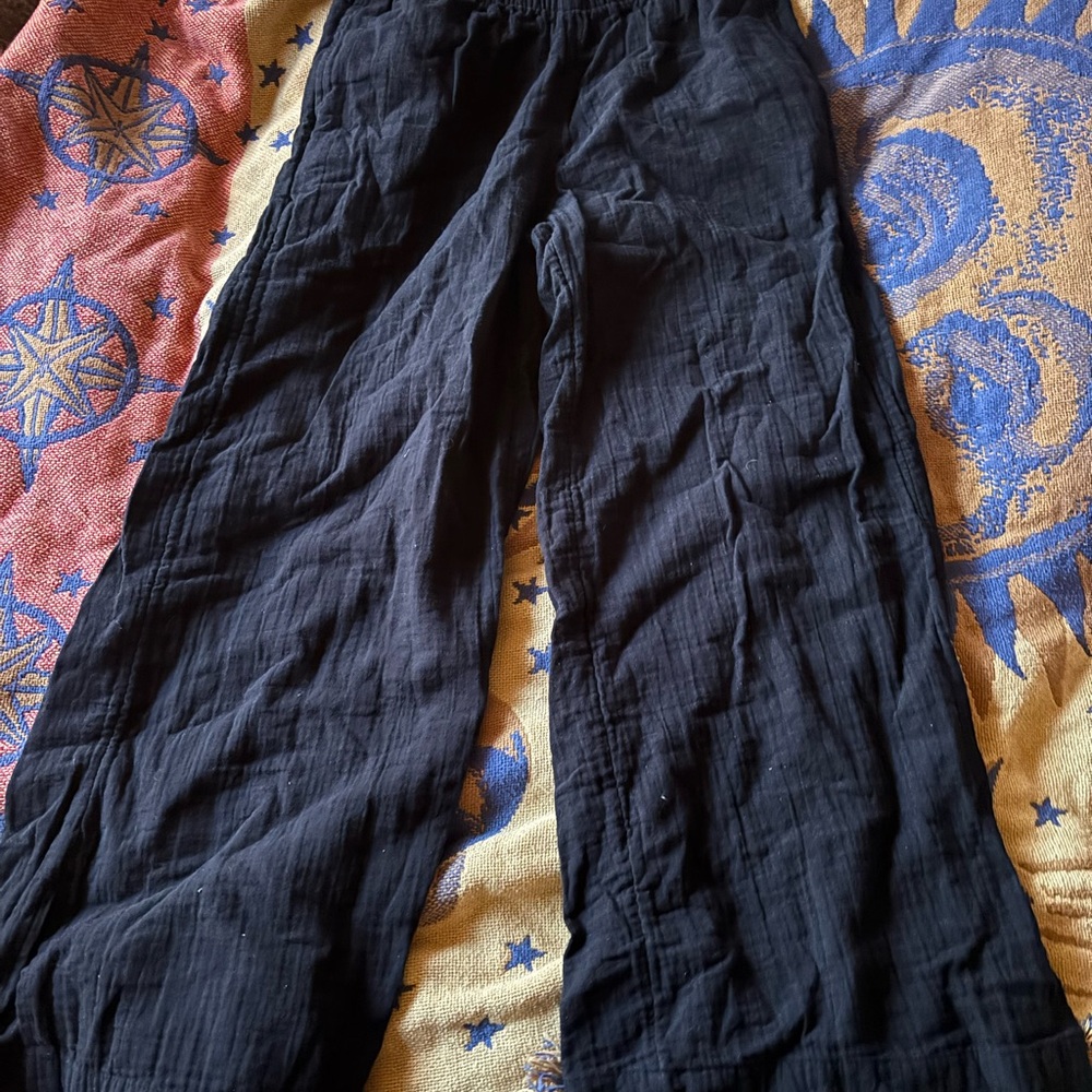 Old Navy Charcoal Wide-Leg Pants